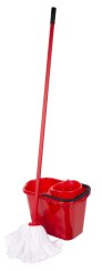 Set de curățare Ekonex 71301, mop de podea + găleată de 10 litri, mix de culori (ofertă specială)