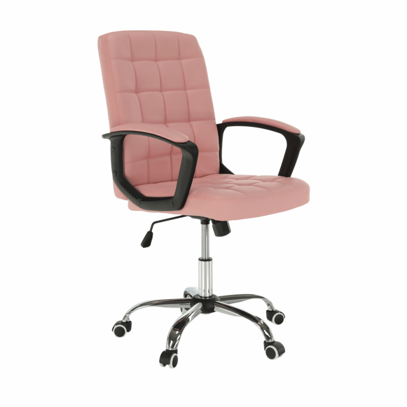 Bürostuhl, rosa Öko-Leder, RULIS (akce)