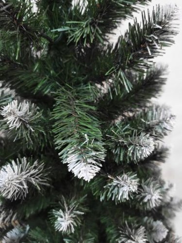 Stromeček MagicHome Vánoce Nico, jedle v jutě, zasněžené konce, 90 cm