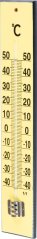 Strend Pro hőmérő, TMM-018 Yellow Flatter, 450x80x20 mm, fa