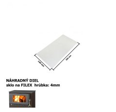 Sticlă ND pentru FILEX H 266x140x4 mm