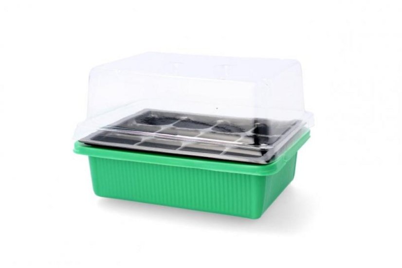 Mini-Inkubator aus Kunststoff zur Keimung von 12 Zellen