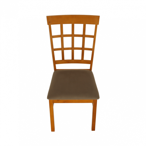Židle, třešeň/béžovohnědá, GRID NEW