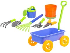 Sada hračiek do piesku s vozíkom, 9 dielna