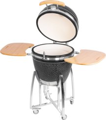Grill Strend Pro Kamado Egg 21";, Durchmesser 46,7 cm, Grillhöhe 91 cm, schwarz, 130x73x122 cm