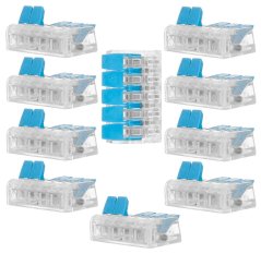 Set de conectori electrician rapid 5 x 0,2 - 4 mm2, GEKO