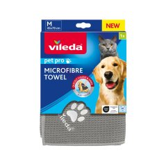 Prosop Vileda Pet Pro, microfibra, pentru uscarea animalelor de companie