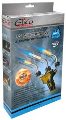 Plynový horák s 3 dýzami na kartuše MAP, 1340°C, ELICO