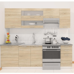 Dolní skříňka, dub sonoma / bílá, FABIANA S - 40SZ2