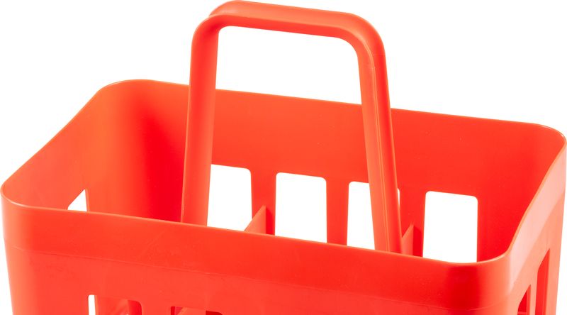 Korb ICS M32206, Flaschenkorb, tragbare Kiste mit Griff für 6 Flaschen