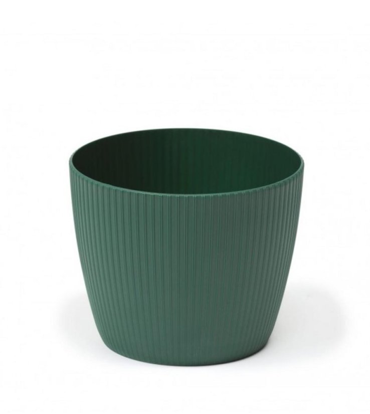 Blumentopf UH ø140 mm MAGNOLIA JUMPER grün Höhe 111 mm KLC (akce)