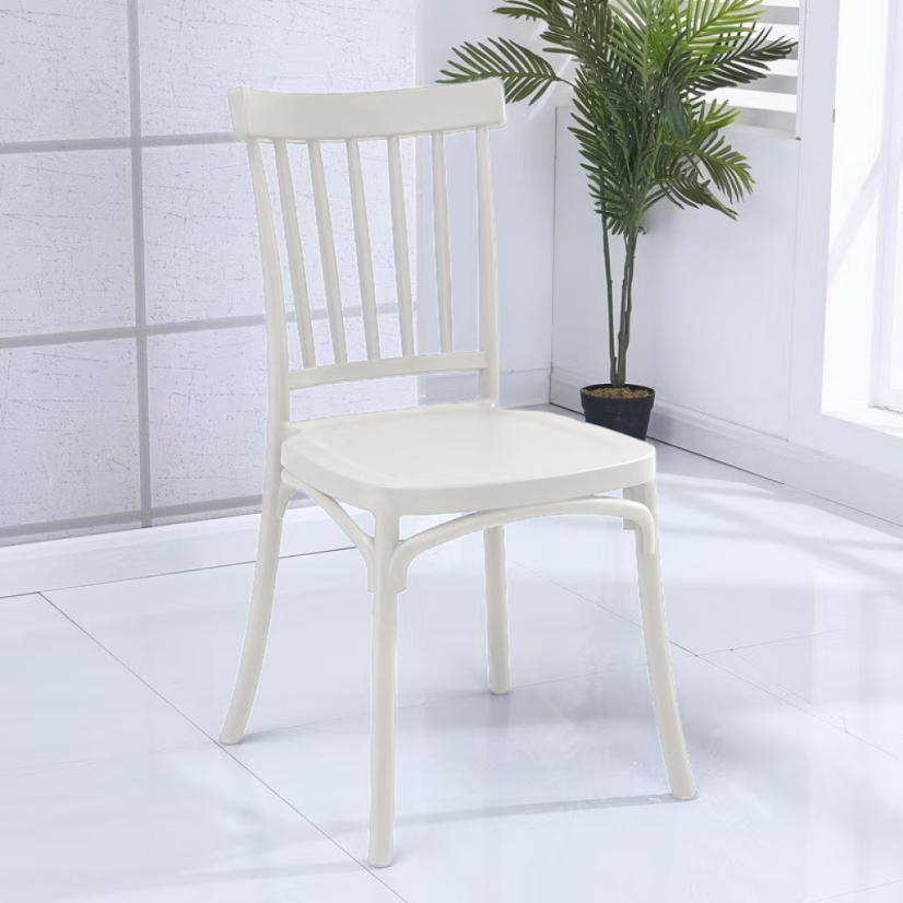 Stohovateľná stolička, sivohnedá Taupe, SAZEN