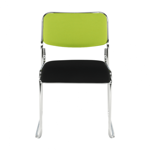 Krzesło konferencyjne, zielono-czarna siatka, BULUT