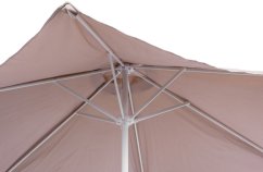 Parasol Zina, 230 cm, 34/34 mm, z zawiasem, beżowy