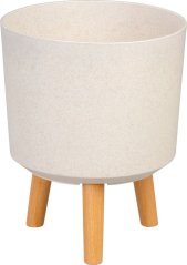 Doniczka Strend Pro, wykończenie białe, 24,5x24,5x31 cm