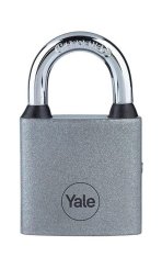 Yale Y111S/32/116/1 lakat, vas, ezüst, 32 mm, 3 kulcs