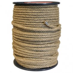 Kötél Lanex S01014 10 mm, J/PP, kender kötél, szilárdság 622 kg, csom. 100 m