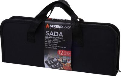 Zestaw narzędzi Strend Pro Grill, do grillowania i pieczenia, 12 szt., w torbie