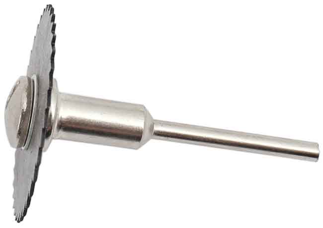 Satz MINI-Sägeblätter mit einem Durchmesser von 22, 25, 32, 35, 44 mm + Halter, Schaft 3 mm, XL-TOOLS
