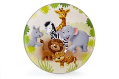 Dječji plitki porculanski tanjur 21 cm AFRIKA
