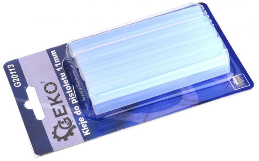 Schmelzstab 11x100 mm, transparent, 10 Stück, GEKO