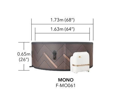 MSpa® Mono pezsgőfürdő, 6 személyes, 173x65 cm