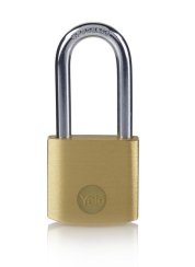 Zámek Yale Y110B/40/140/1, Standard Security, visací, s dlouhým trnem, 40 mm, 3 klíče