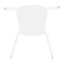 Stolička, biela, FEDRA NEW