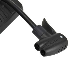 Aluminium-Fußpumpe 53 cm mit Manometer, GEKO