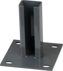 Pätka Strend Pro EUROSTANDARD, 60x40 mm, antracit, RAL7016, na ukotvenie, pre stĺpik (akce)