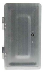 Vrata za dimnjak s ključem 360 x 200 mm, pocinčana boja