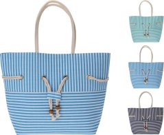 Torba za plažu 49x35 cm, prugasti dizajn, mix