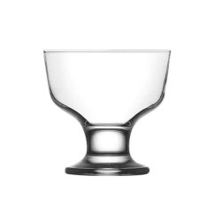Pohár Destina, LAV, skleněný, na zmrzlinu a dezert, 285 ml, 98x93 mm, bal. 6 ks