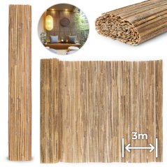 Covor de bambus cu două fețe 150x300 cm pentru balcon, terasă, gard Natural MultiGarden