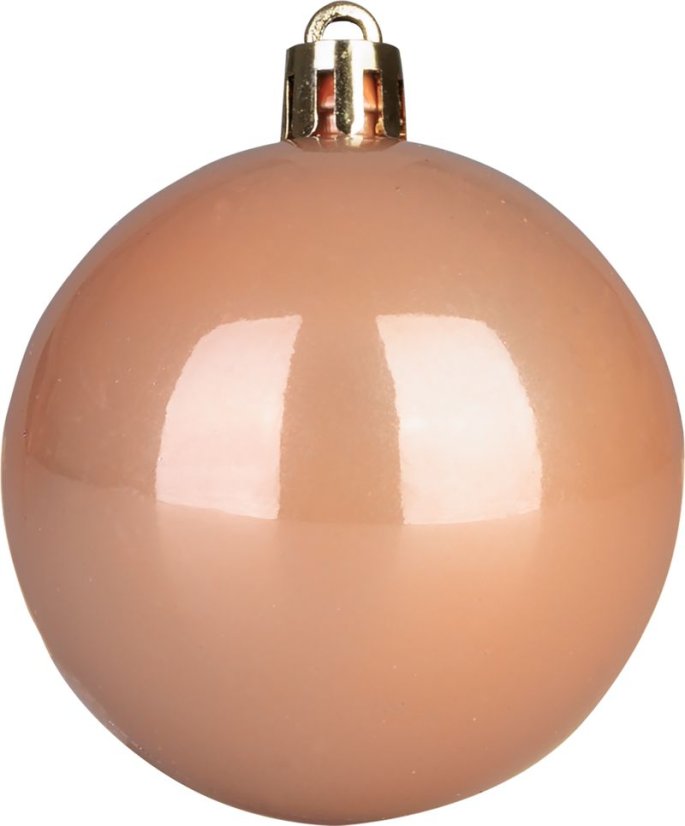 MagicHome Weihnachtskugeln, Set, 65 Stück, Roségold, Mix, für den Weihnachtsbaum