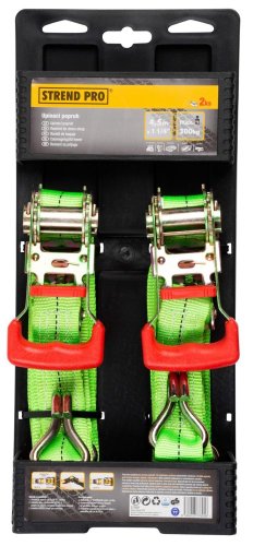 Popruh upínací Strend Pro TRS-705, račňový pás, 30 mm, L-4,5 m, max. 600 kg, bal. 2ks