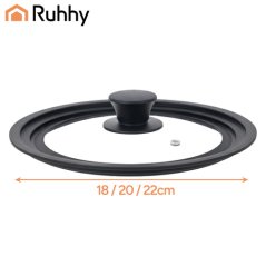 Silikónové veko 3 v 1 18/20/22cm Ruhhy 25563
