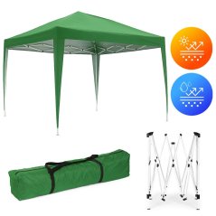 Záhradný pavilónový stan 3x3 m Pop-Up prístrešok pre záhradu alebo terasu MultiGarden