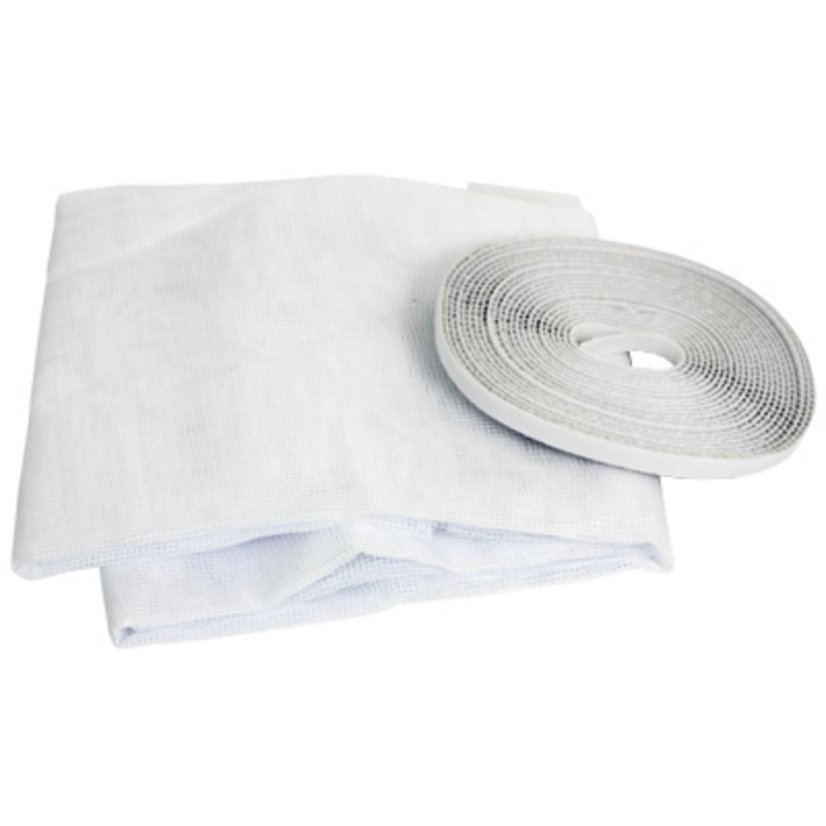 Selbstklebendes Netz für Fenster, Türen 150x130 weiß /4189162/ (akce)