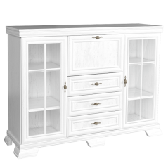 Vitrina s preklopnim barskim ormarićem, andersen bor, KORA KK6 NOVO