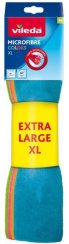 Krpa Vileda Microfibre Colors XL, mikrovlakna, pak. 4 kos