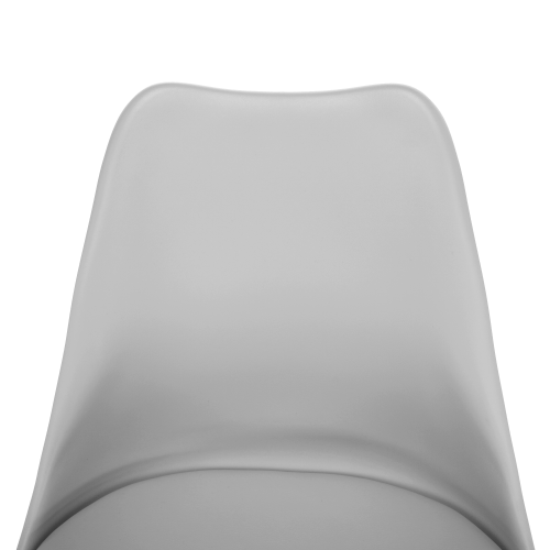 Stylová otočná židle, světle šedá, ETOSA