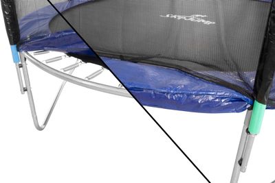 Trampolin Skipjump GS08, 244 cm, vanjska mreža, ljestve