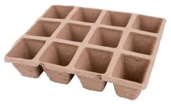 Sadbovač Strend Pro Herrison P1002, papírový, 12 sazenic, bal. 4 ks, 210x170x45 mm