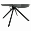Dizajnerski vrtljivi stol, patchwork/črna, KOMODO
