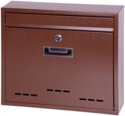 Škatla FLATBLOCK, 310x360x090 mm, poštna, rjava