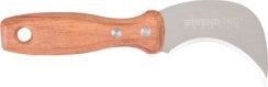 Nož Strend Pro Premium, za linolej in preproge, nerjaveče jeklo, lesen ročaj, 75 mm