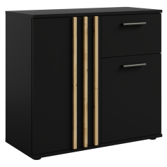 Komoda 2D1S, dąb czarny/rzemieślniczy, TOLIS TYP 4