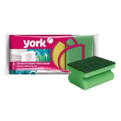 Gobica York 031010, gobica za posodo, ergonomska, 9x7x4,3 cm pakiranje. 3 kos