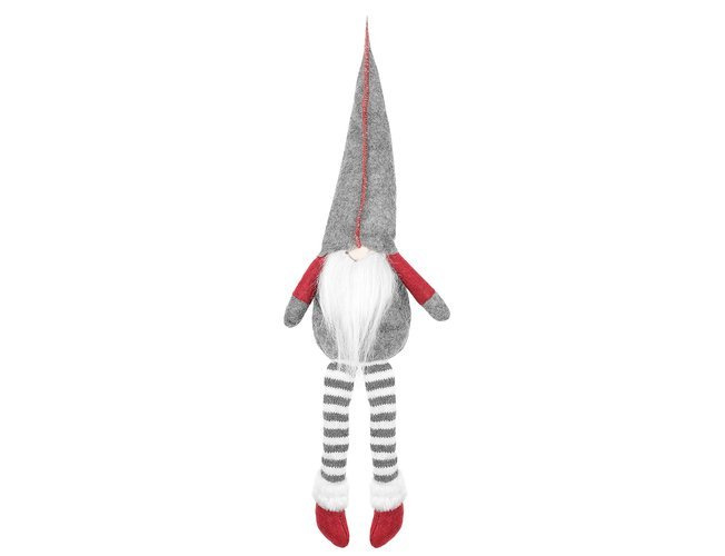 Sitzender grauer Elf